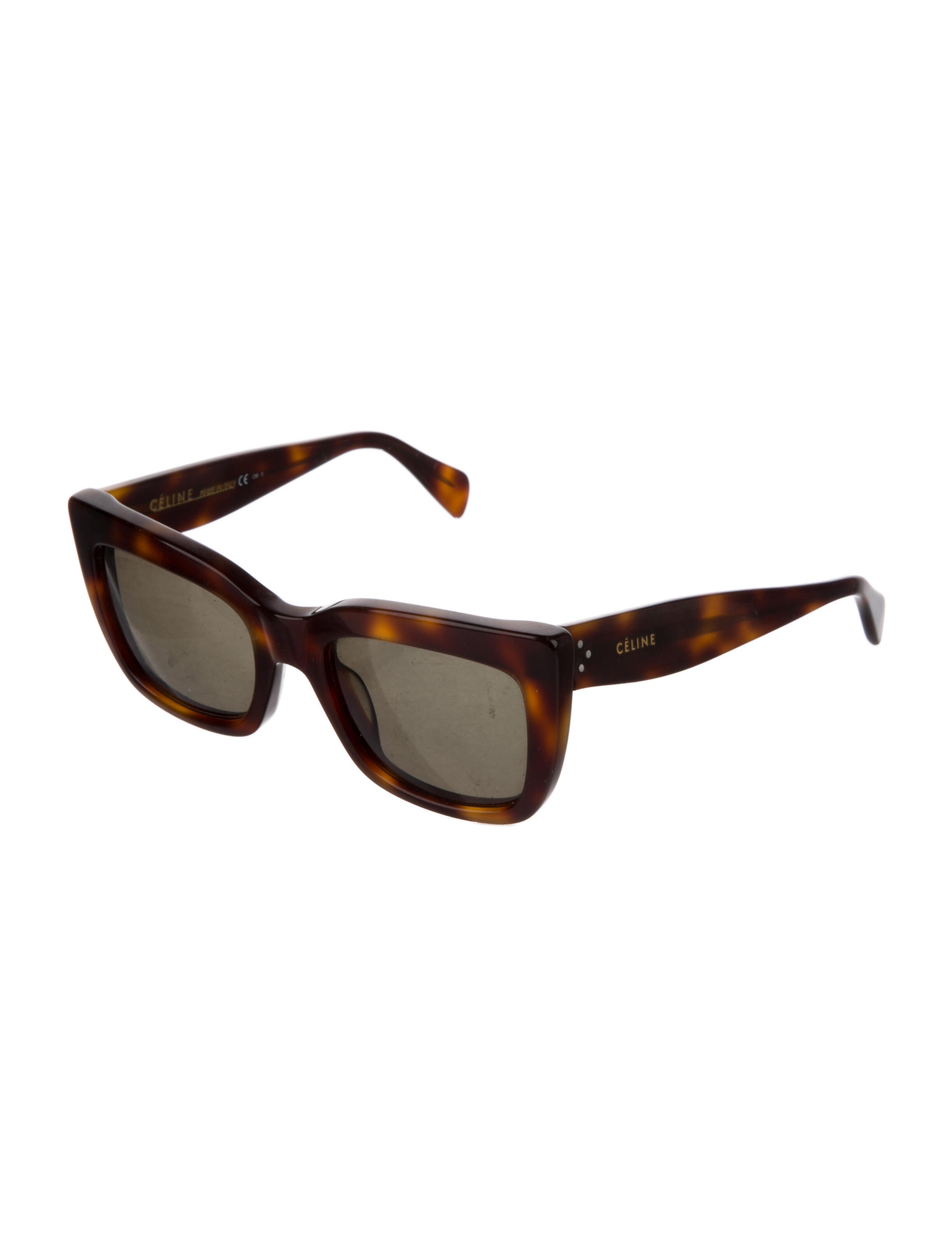 Celine Square Tinted Sunglasses