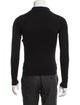 Celine Wool Crew Neck Polo Sweater