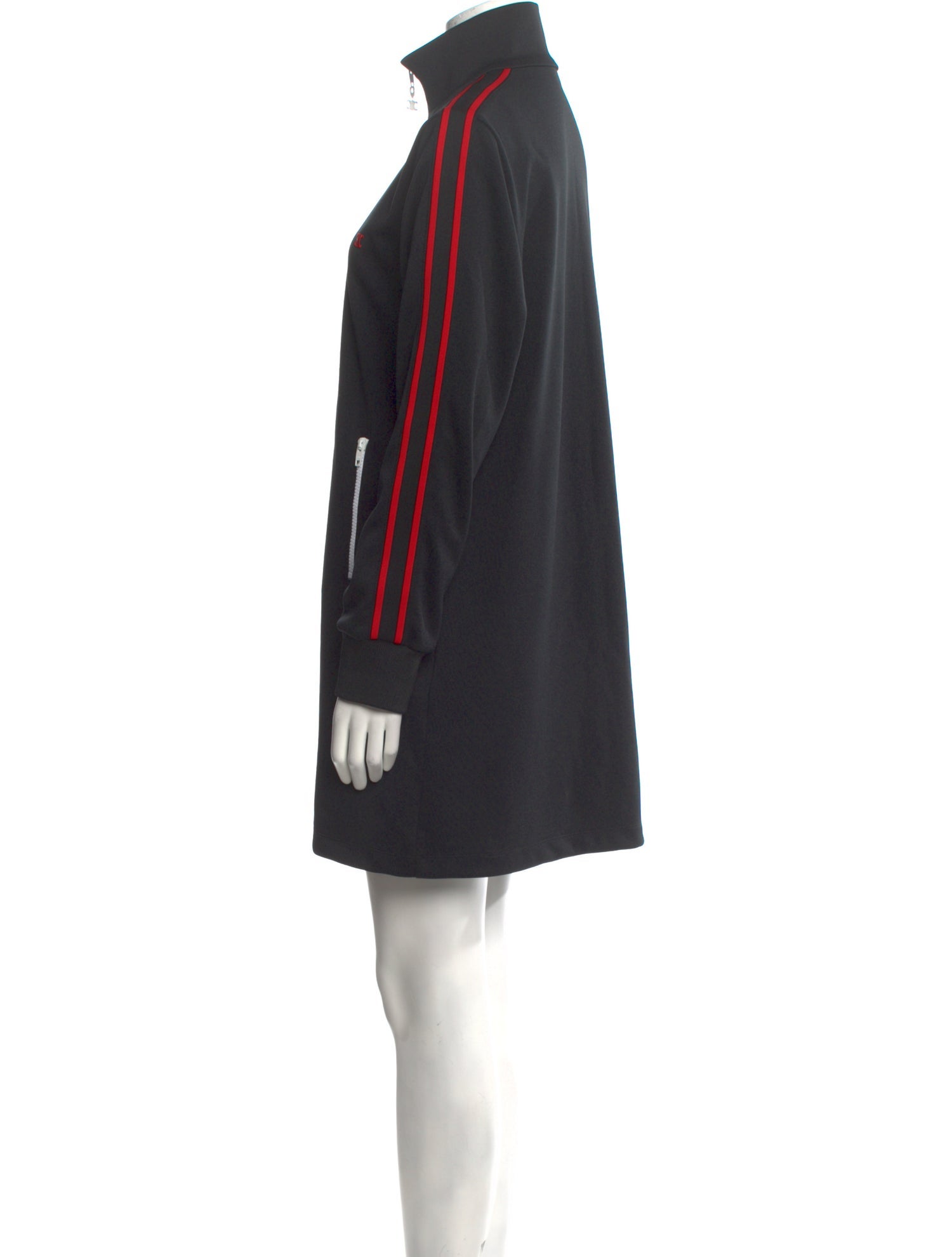 Celine Mock Neck Mini Dress