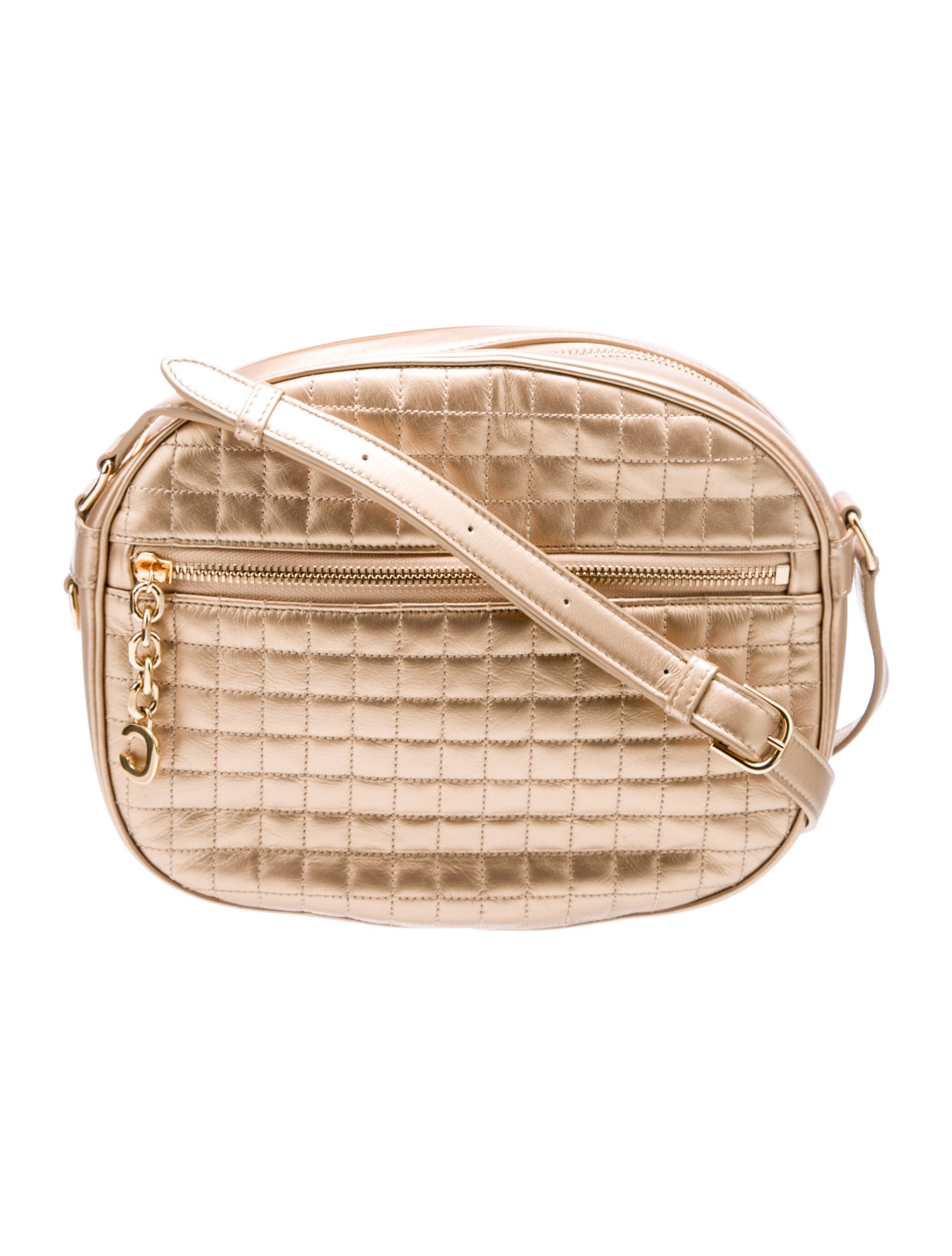 Celine Leather C Charm Bag