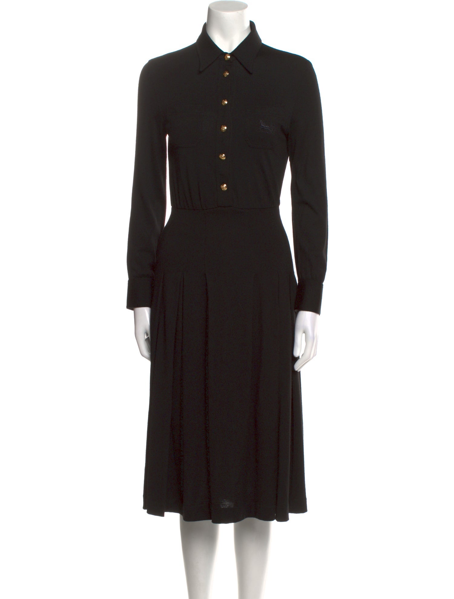 Celine Wool Midi Length Dress