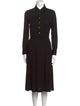 Celine Wool Midi Length Dress