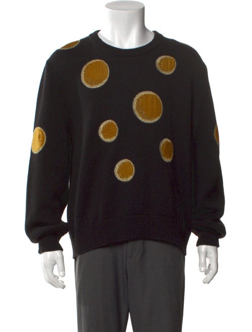 Celine Wool Polka Dot Print Pullover