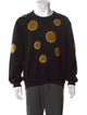 Celine Wool Polka Dot Print Pullover