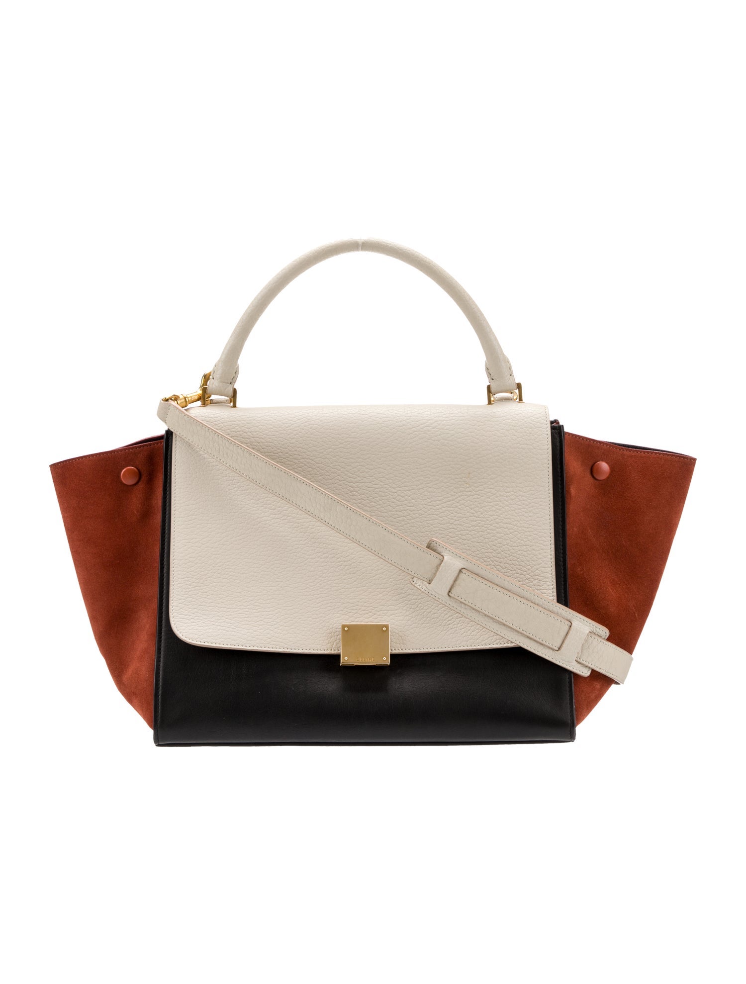 Celine Leather Trapeze