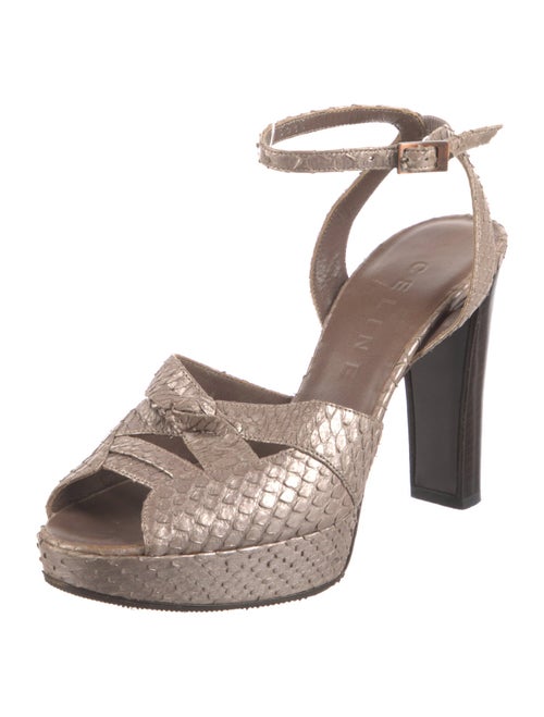 Celine Python Sandals
