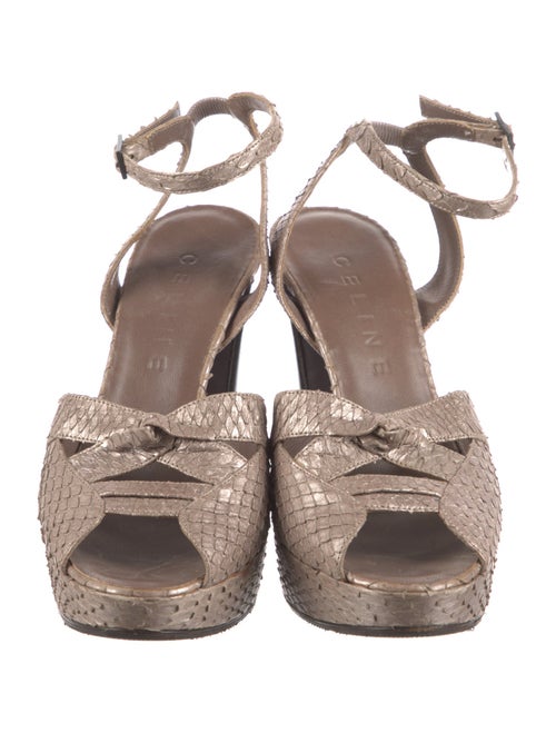 Celine Python Sandals