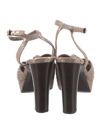 Celine Python Sandals