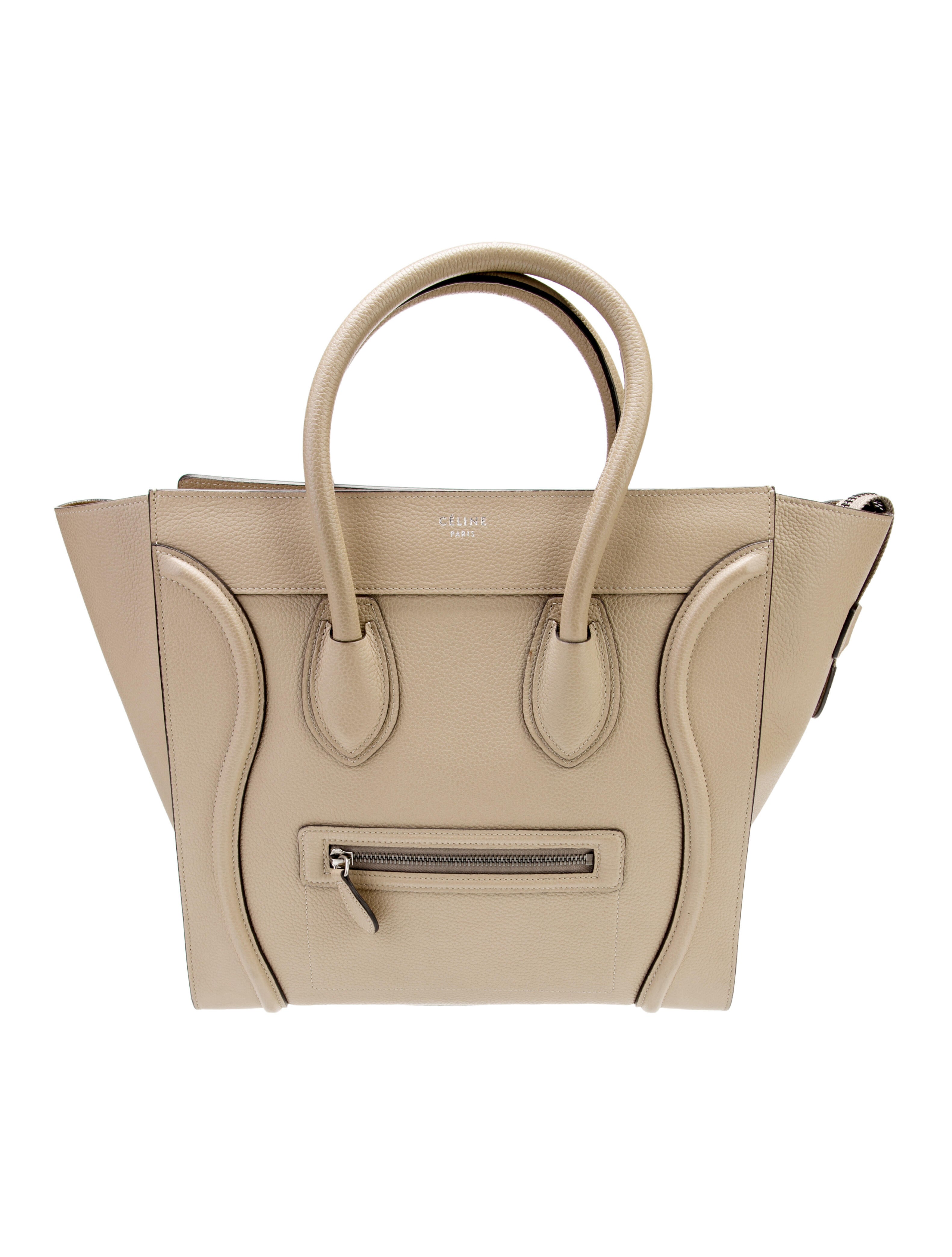Celine Leather Luggage Mini