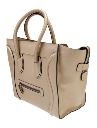 Celine Leather Luggage Mini