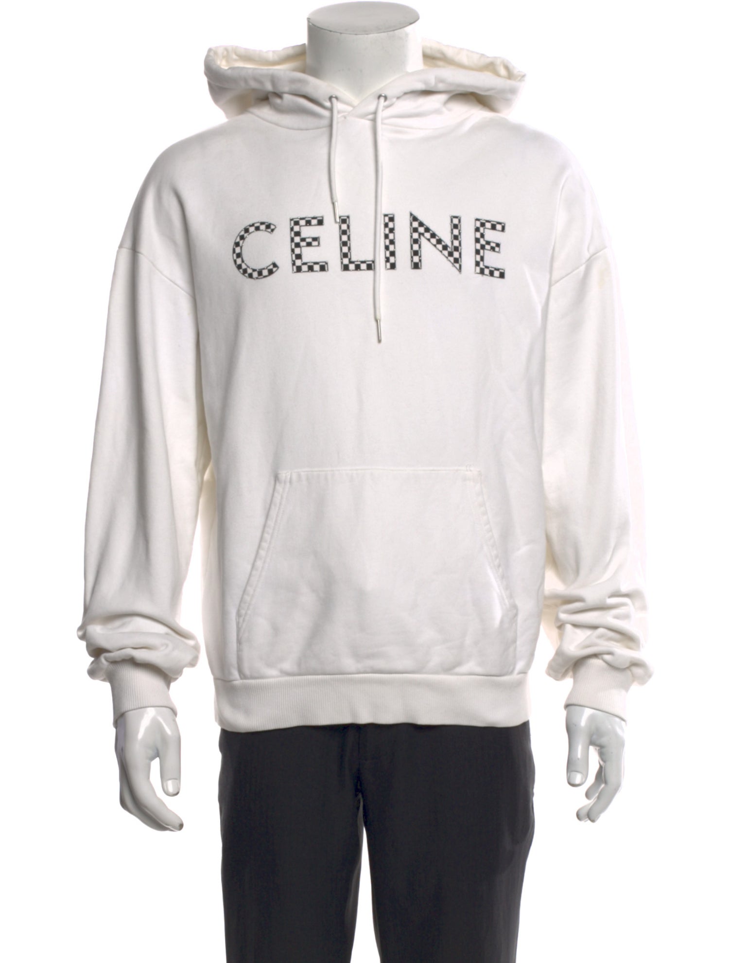 Celine Graphic Print Crew Neck Hoodie