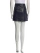 Celine Leather Mini Skirt