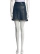 Celine Leather Mini Skirt