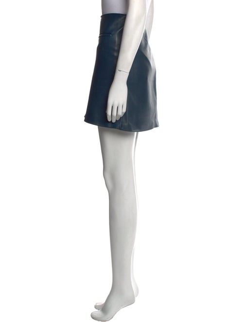 Celine Leather Mini Skirt