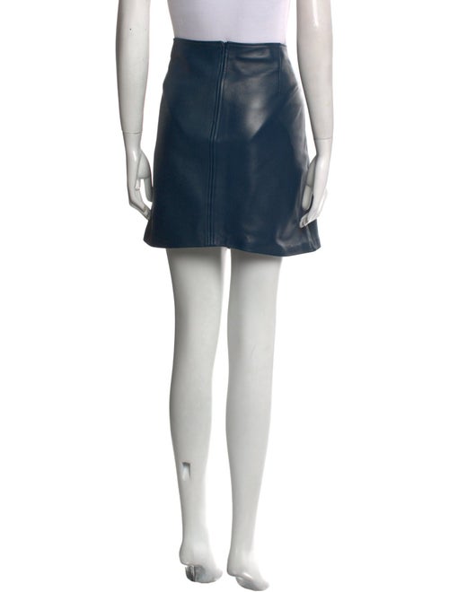 Celine Leather Mini Skirt