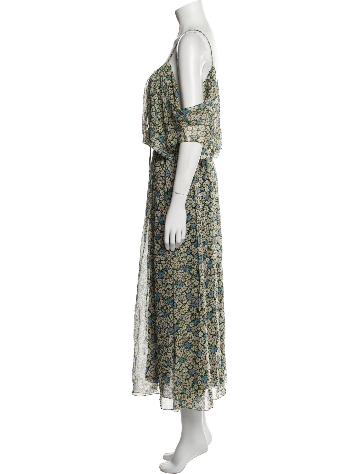 Celine Silk Long Dress