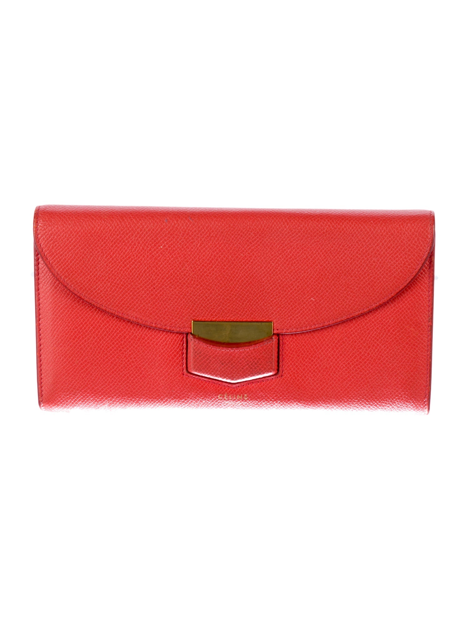 Celine 2017 Leather Continental Wallet