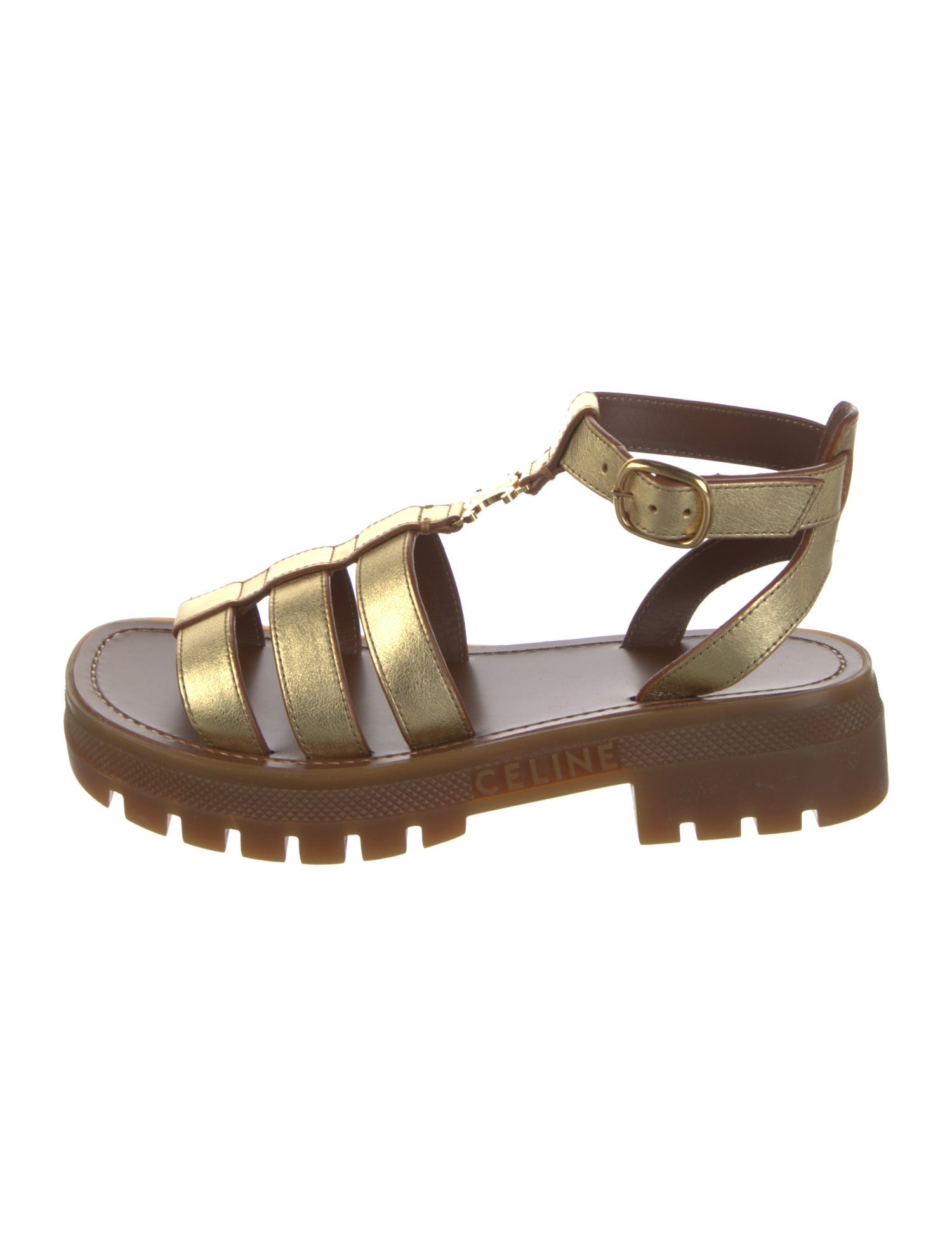 Celine Leather Gladiator Sandals