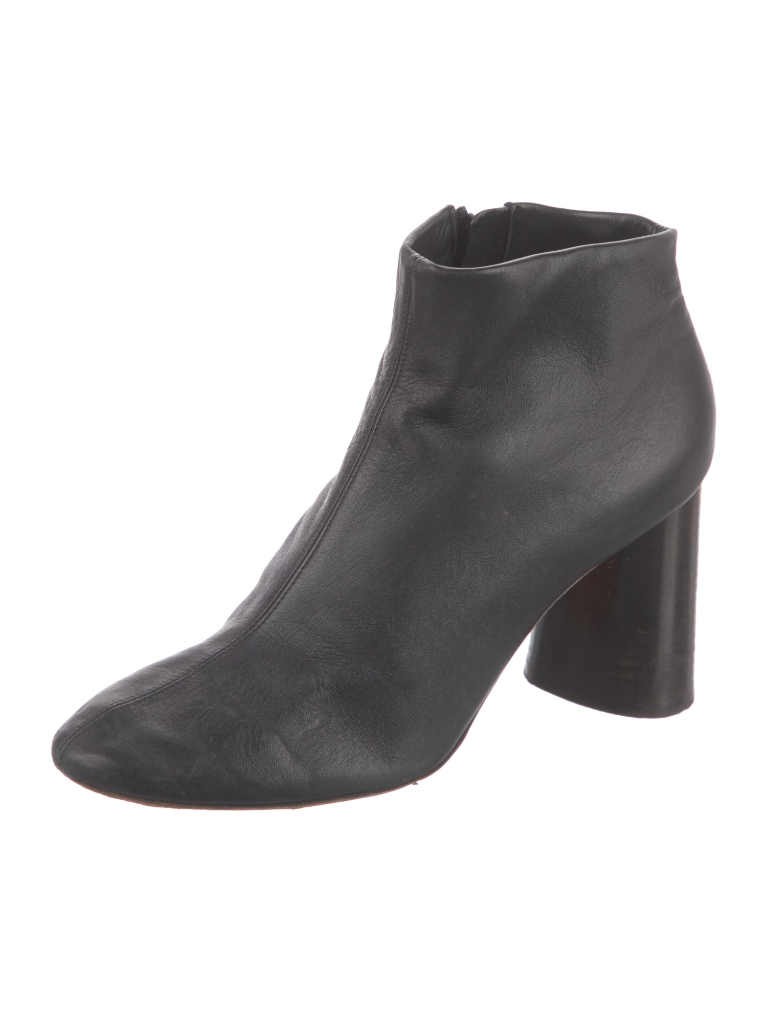 Celine Elliptic Leather Boots