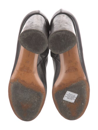 Celine Elliptic Leather Boots