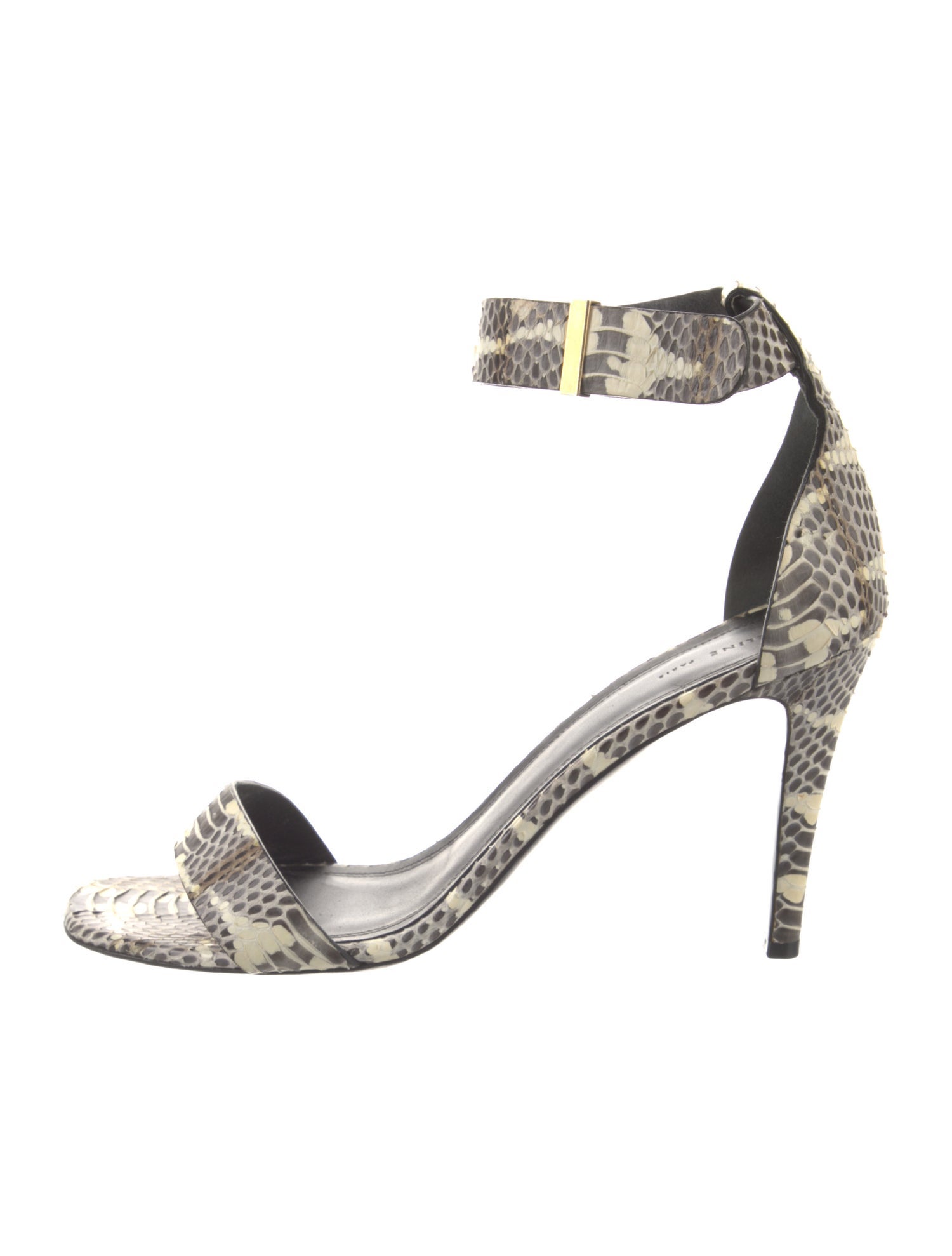 Celine Snakeskin Animal Print Sandals