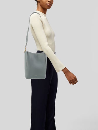 Celine Leather Seau Sangle Small
