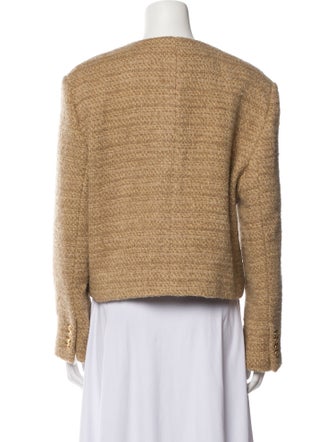 Celine Wool Tweed Pattern Evening Jacket