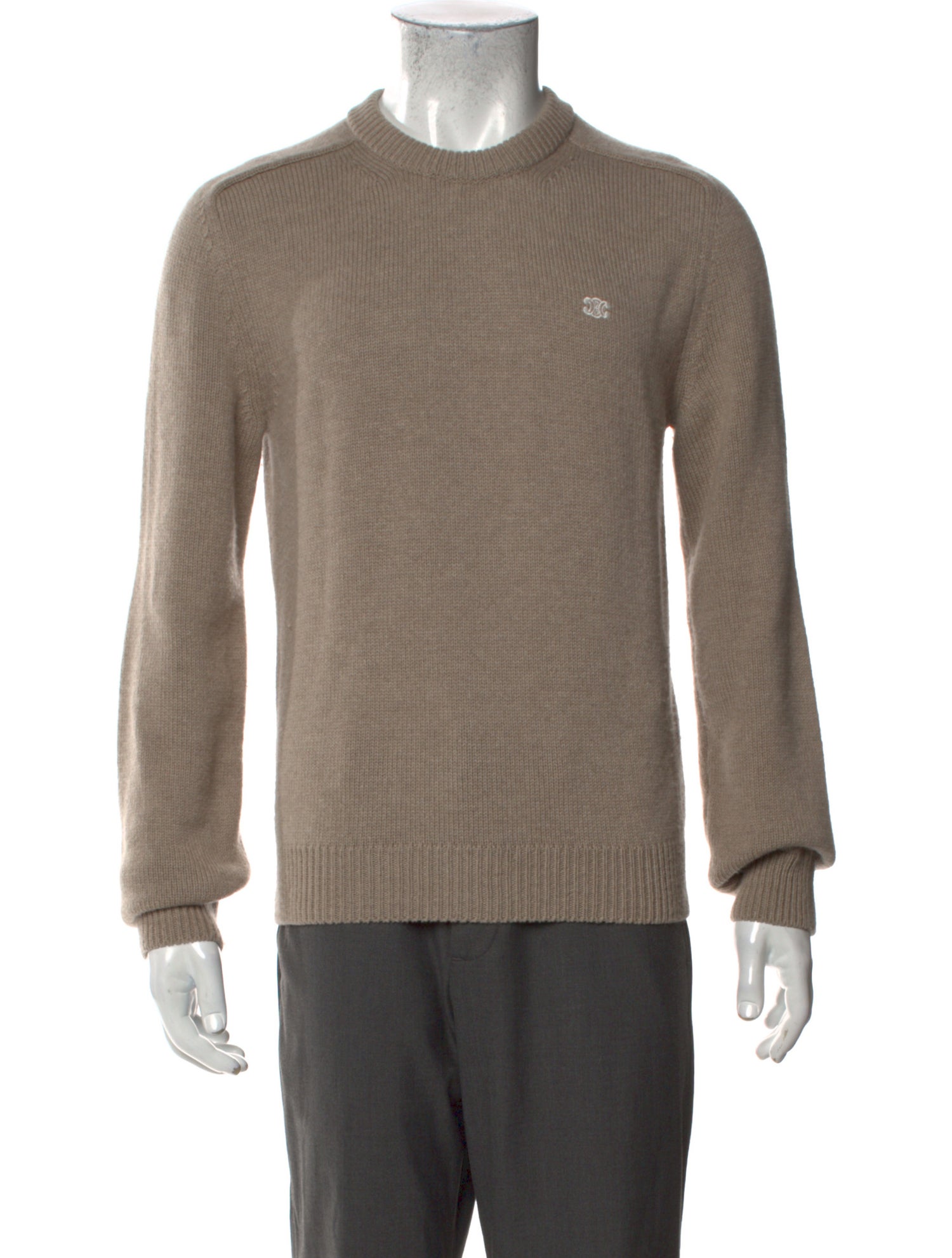 Celine Wool Crew Neck Pullover