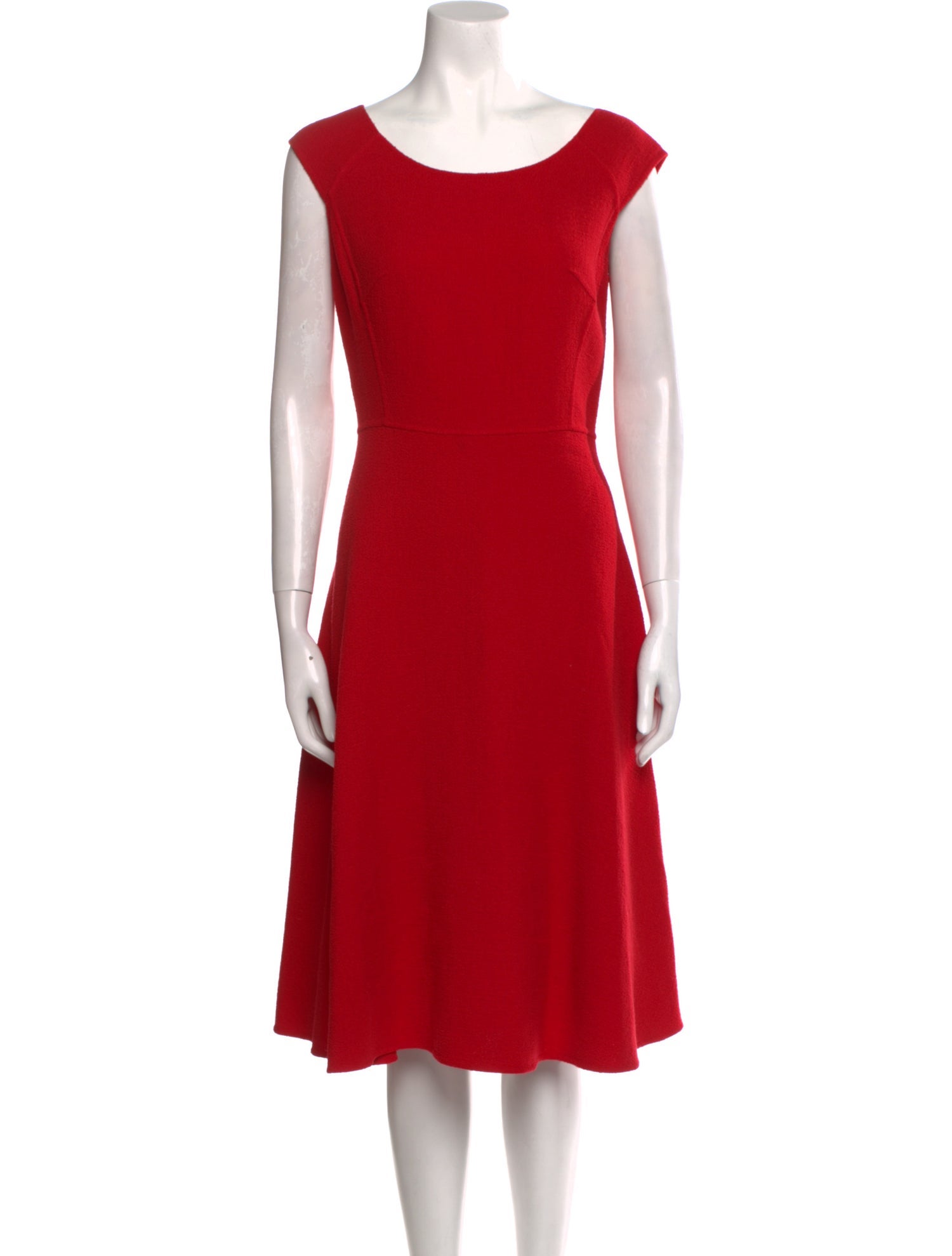 Celine Virgin Wool Midi Length Dress