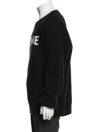 Celine Wool Graphic Print Pullover