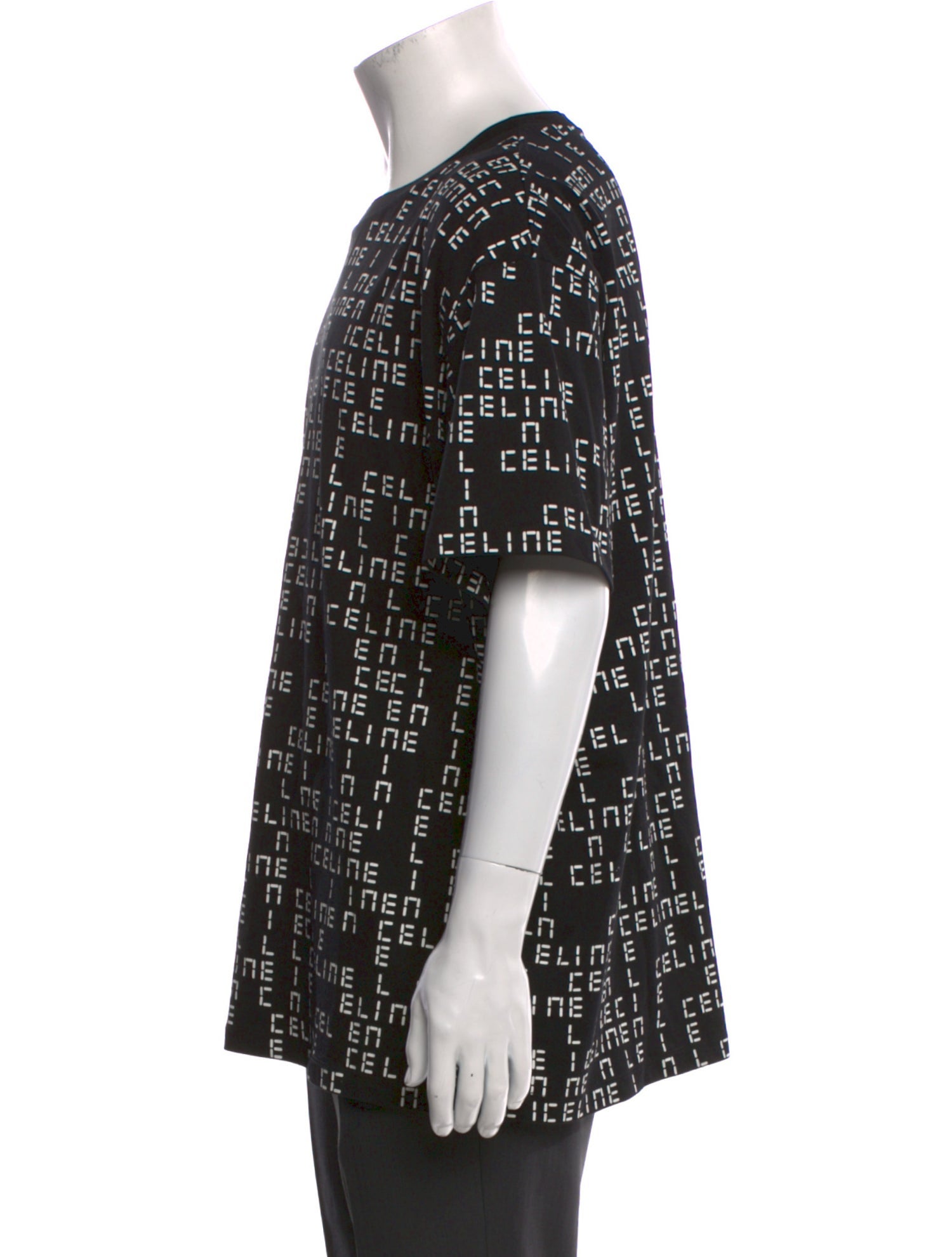 Celine Printed Crew Neck T-Shirt