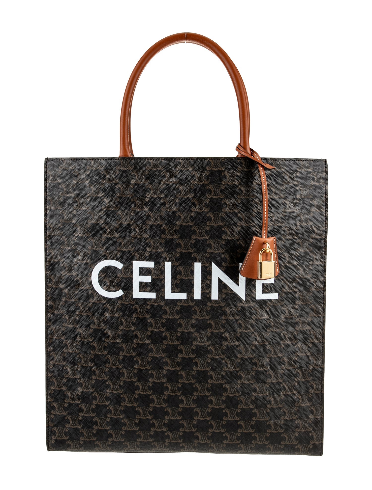 Celine Triomphe Vertical Cabas Large