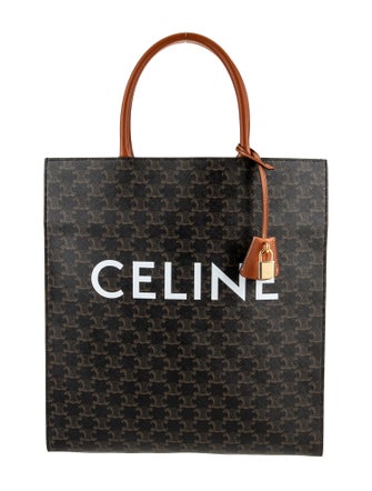 Celine Triomphe Vertical Cabas Large