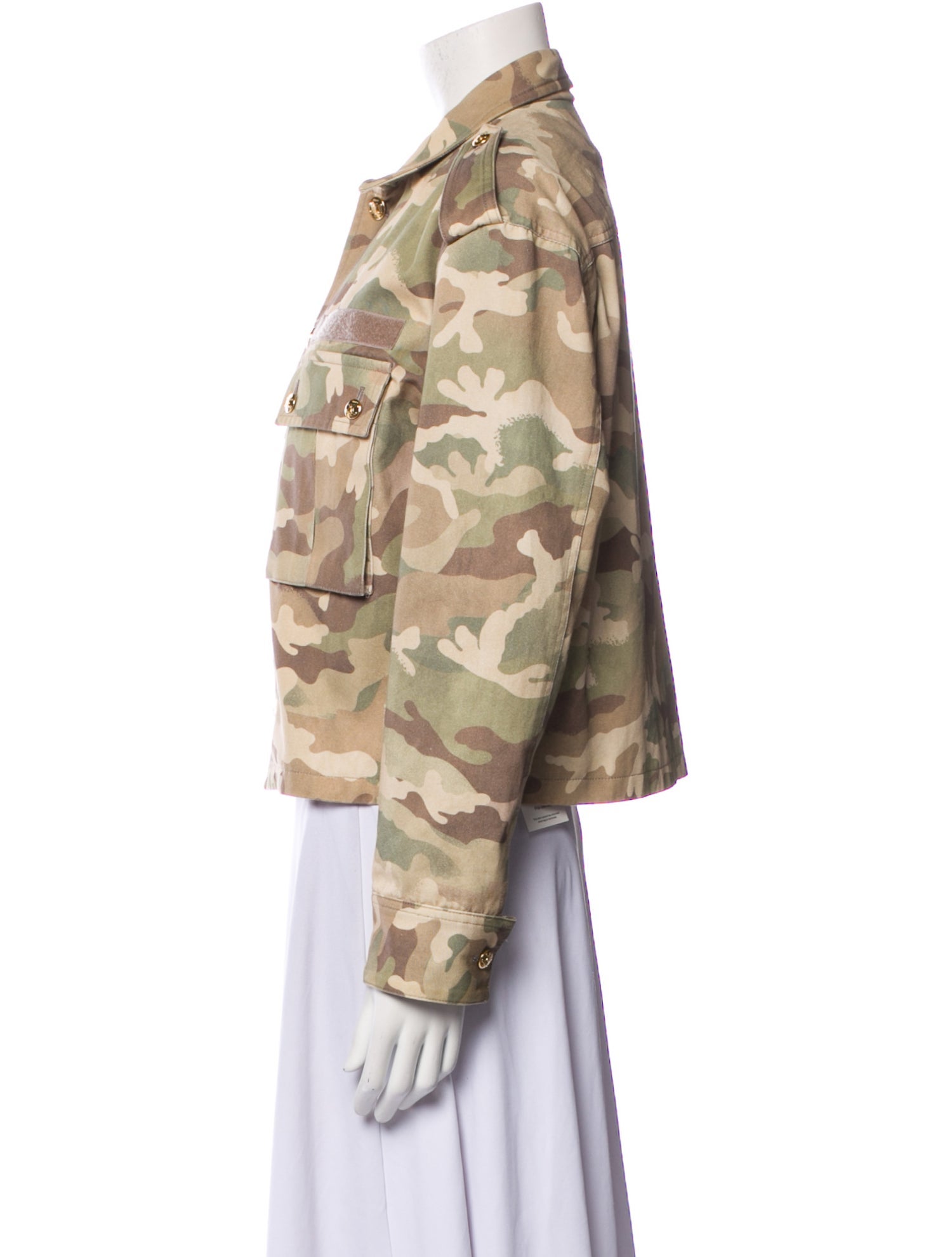 Celine Floral Print Utility Jacket