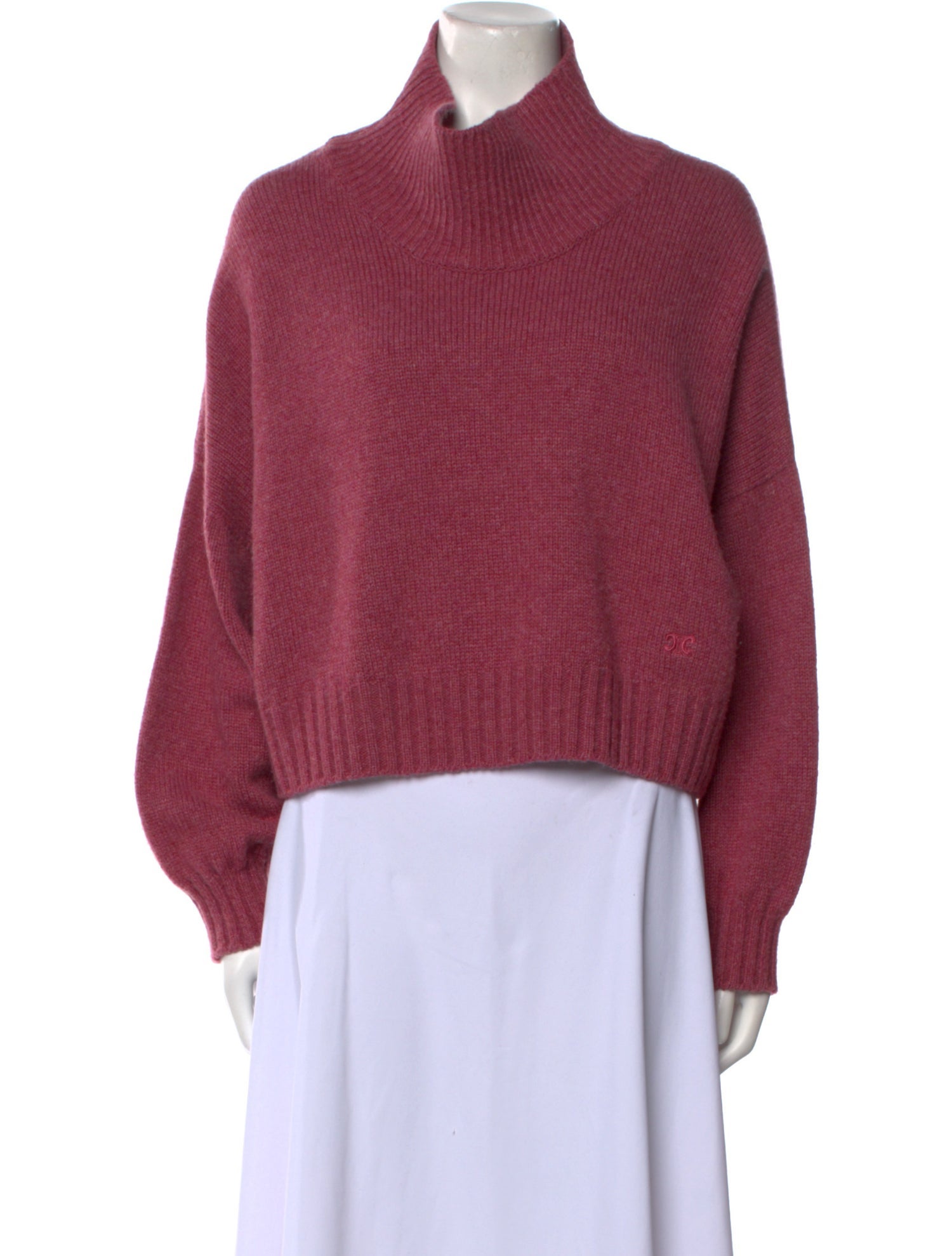 Celine Cashmere Mock Neck Sweater
