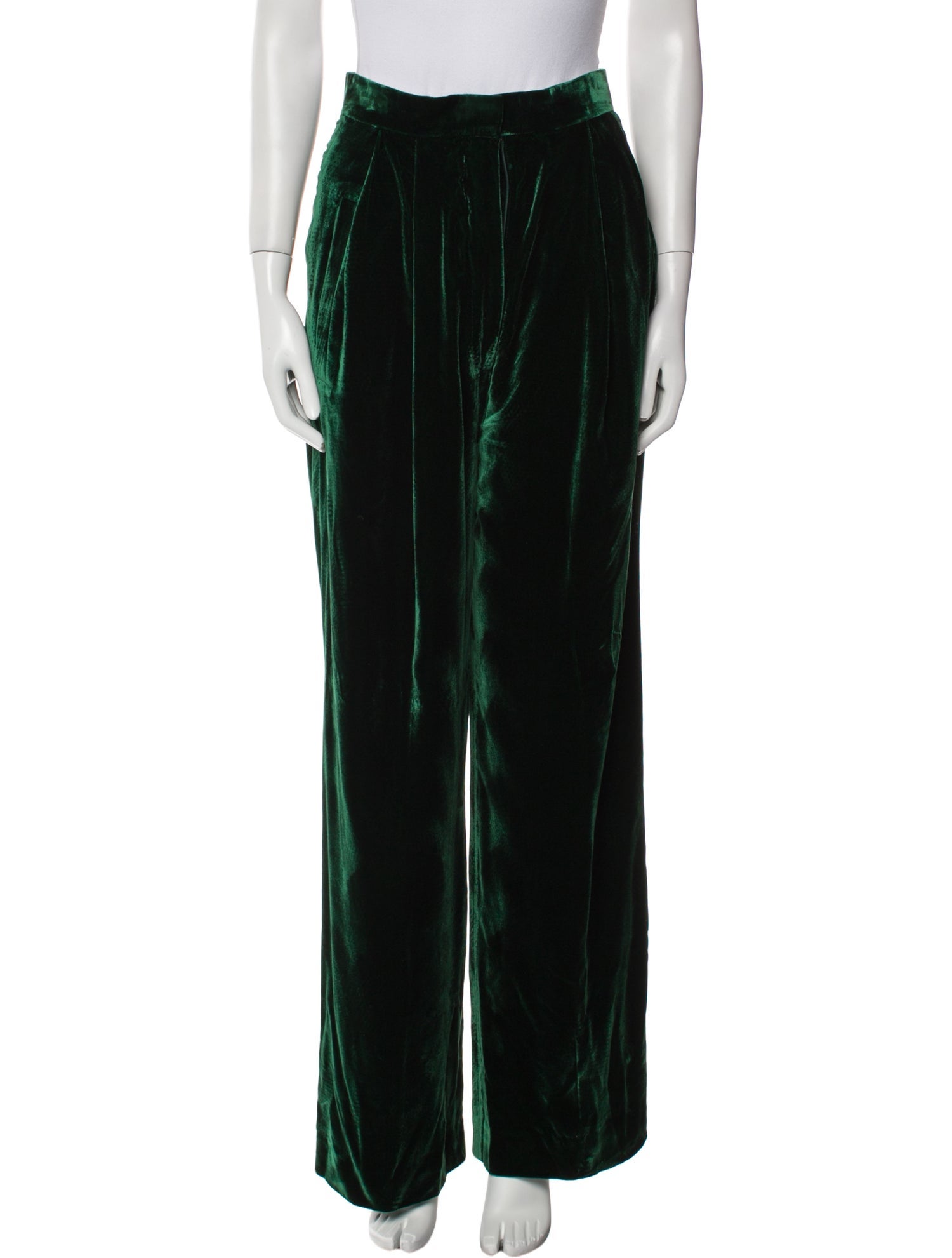 Celine Velvet Wide Leg Pants