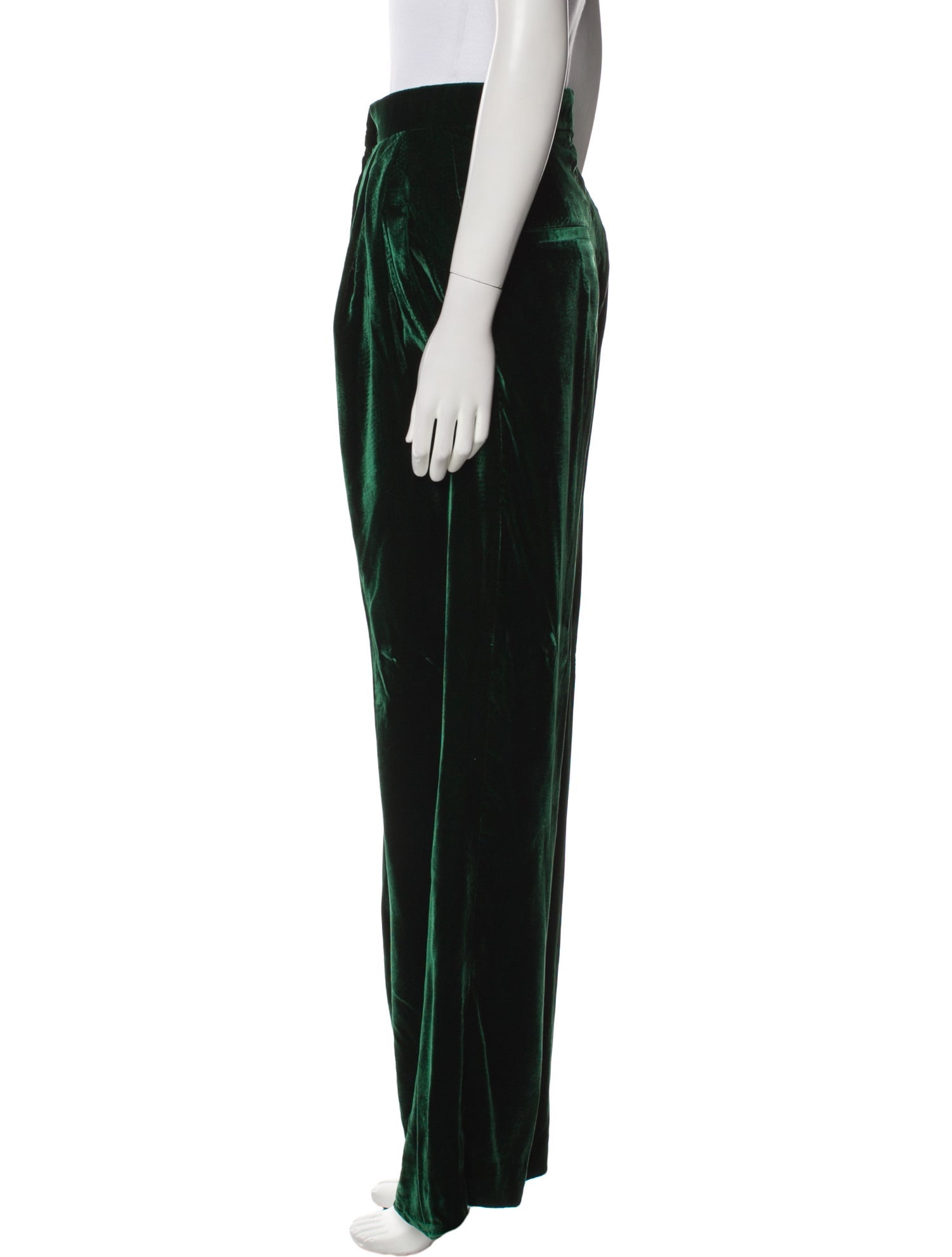 Celine Velvet Wide Leg Pants