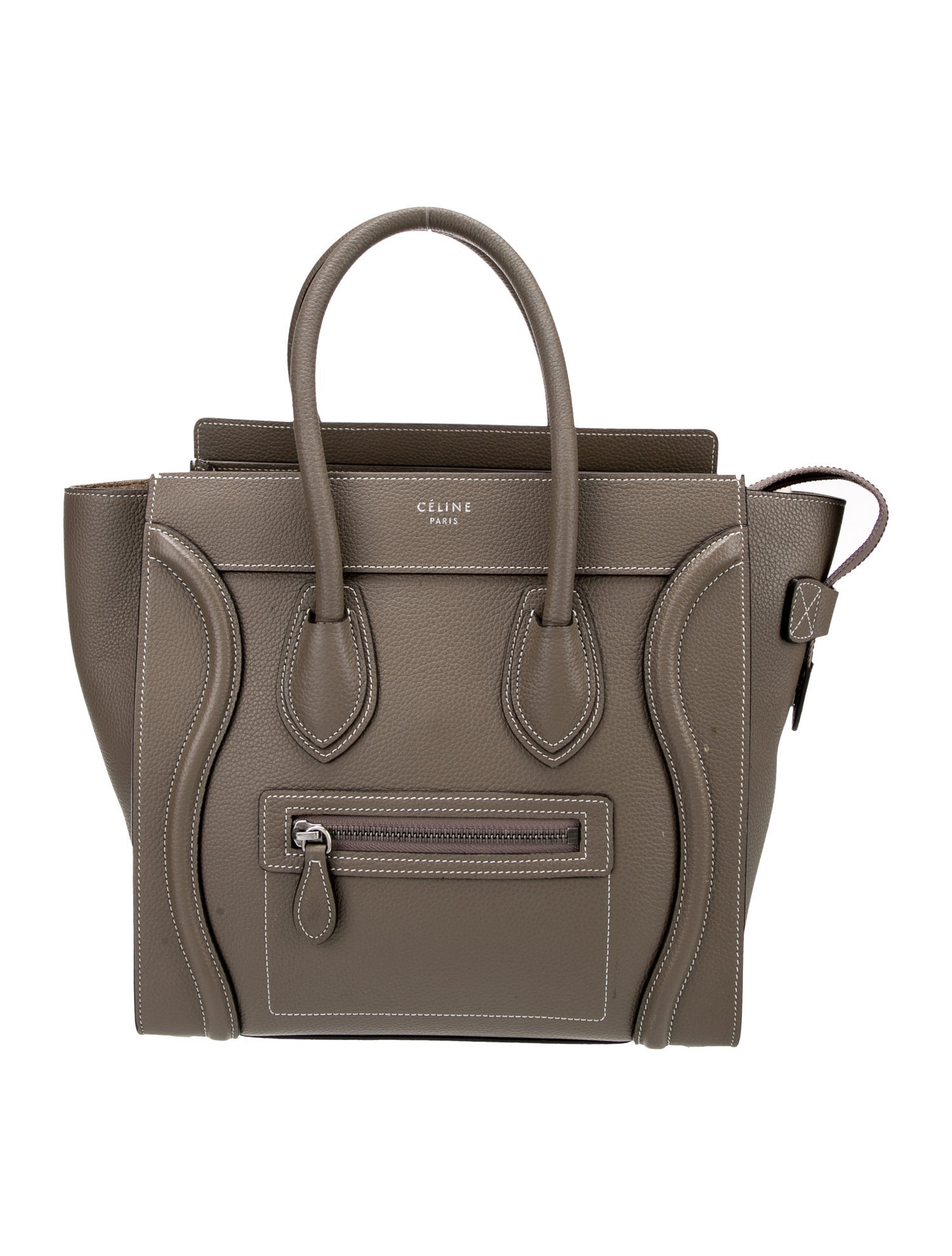 Celine Leather Luggage Micro