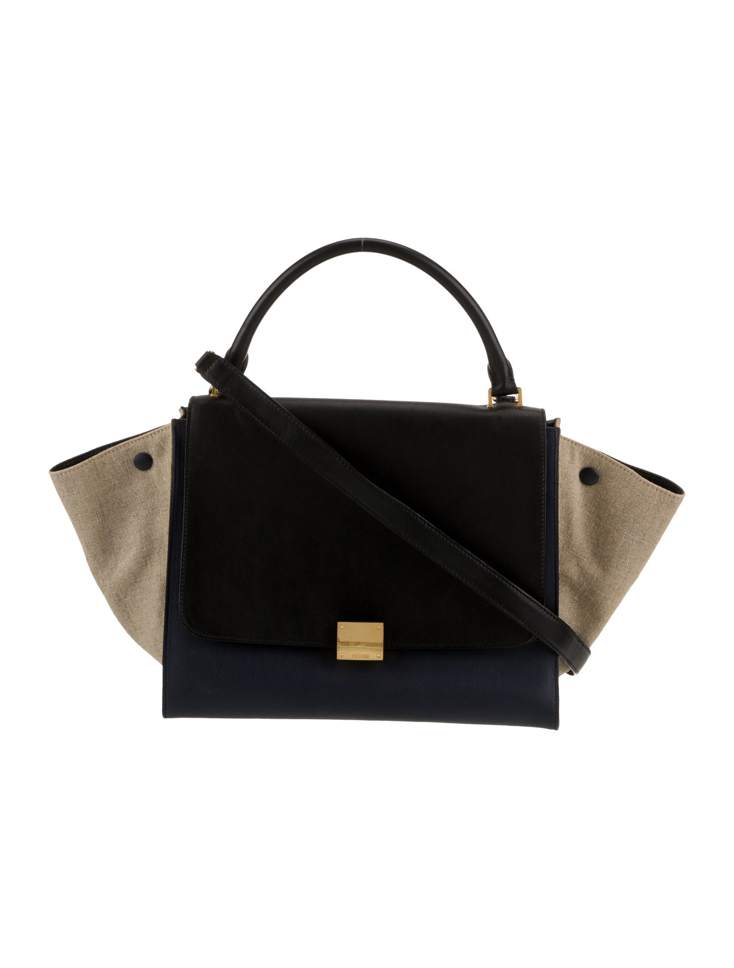 Celine Leather Trapeze