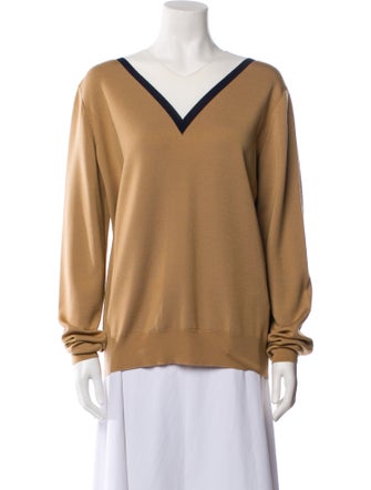 Celine Wool V-Neck Sweater