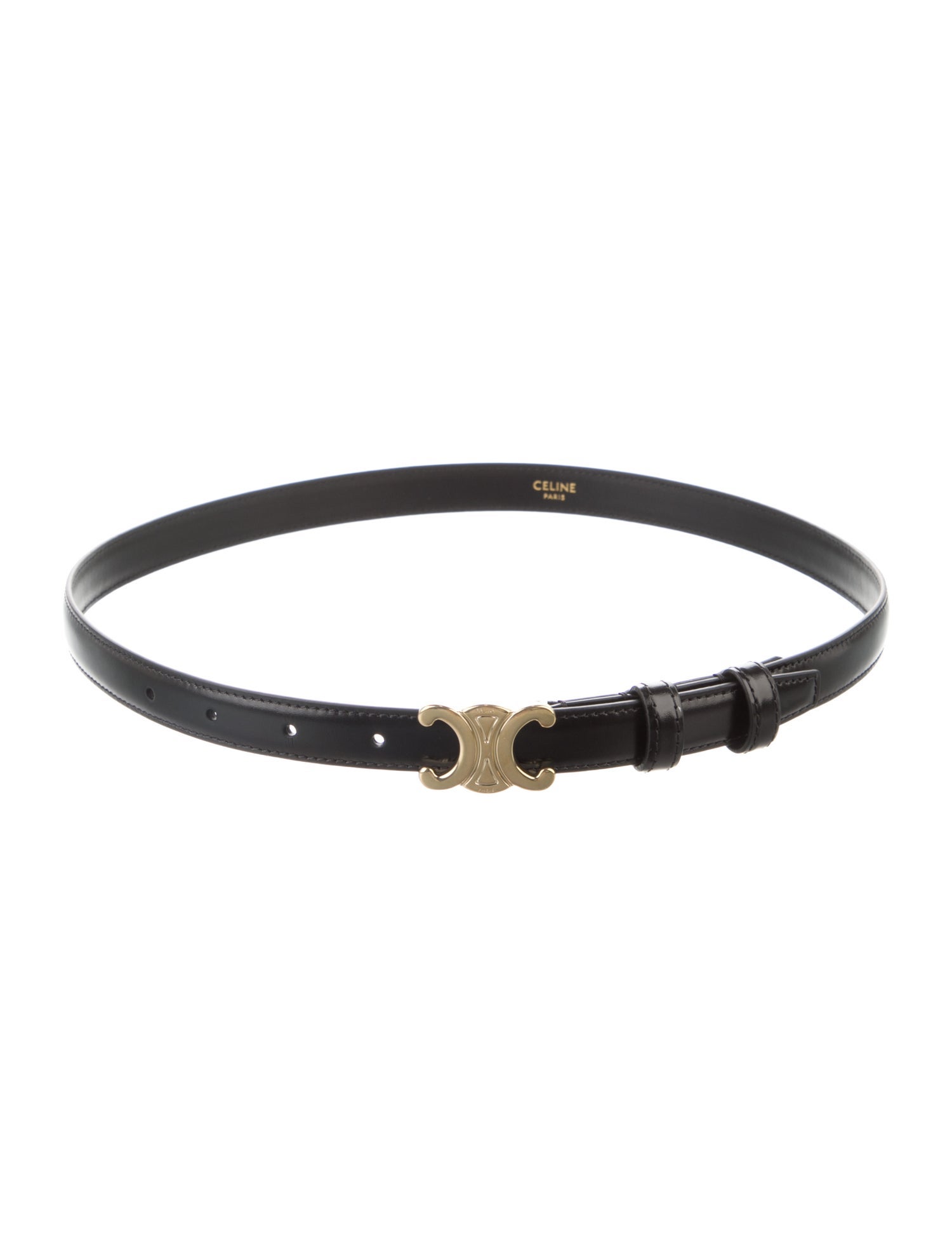 Celine Skinny Leather Waist Belt w/ Tags