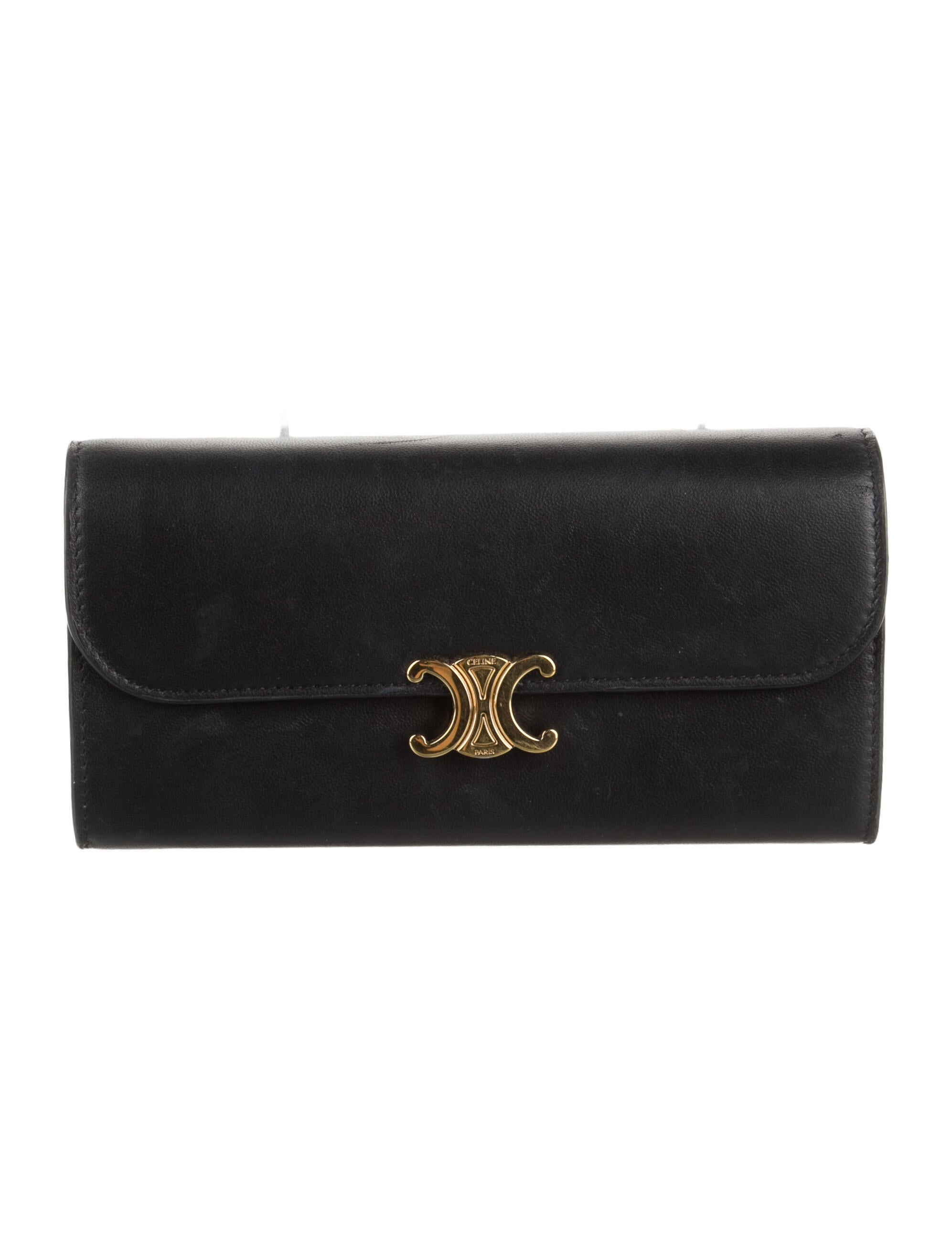 Celine Leather Continental Wallet