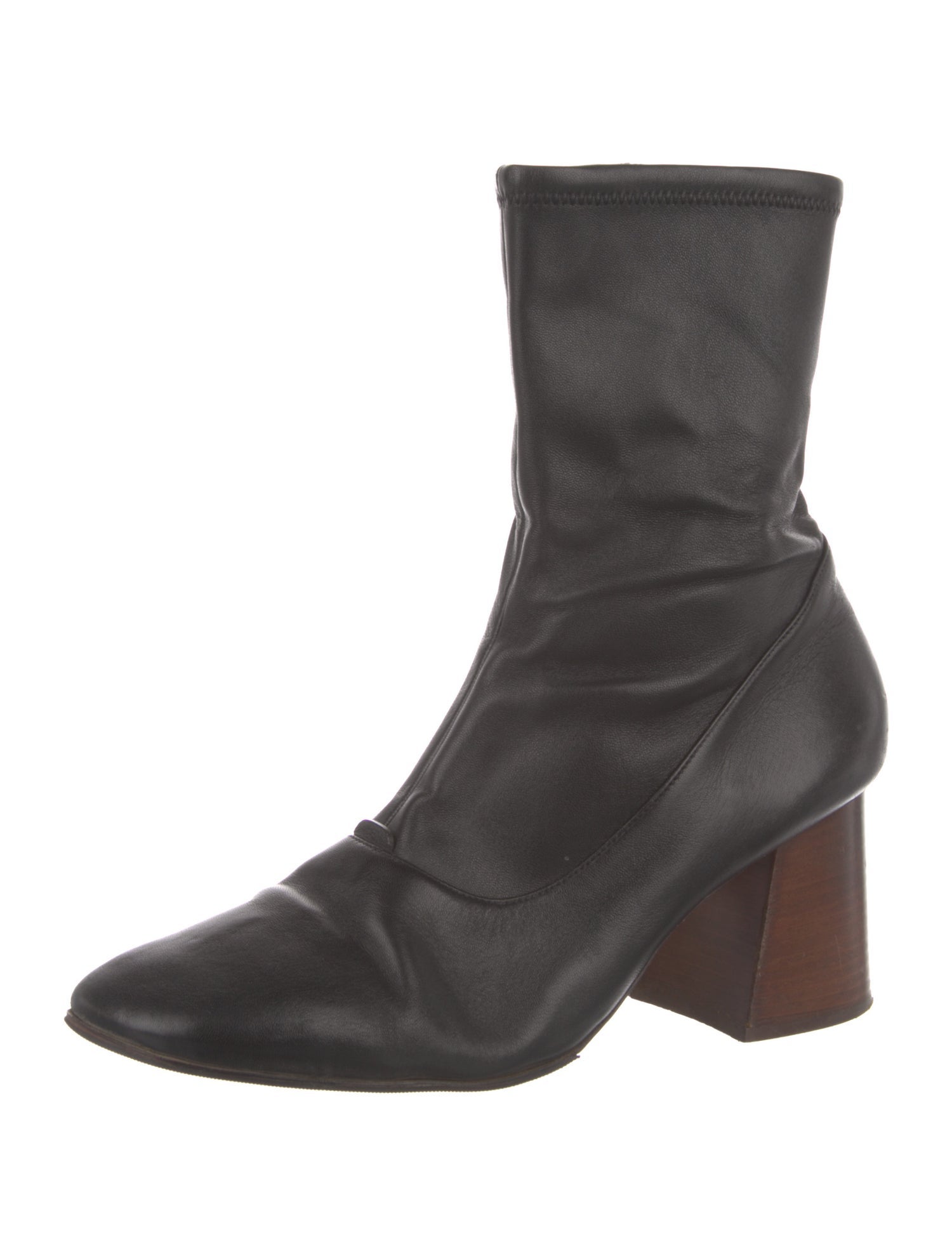 Celine Leather Sock Boots