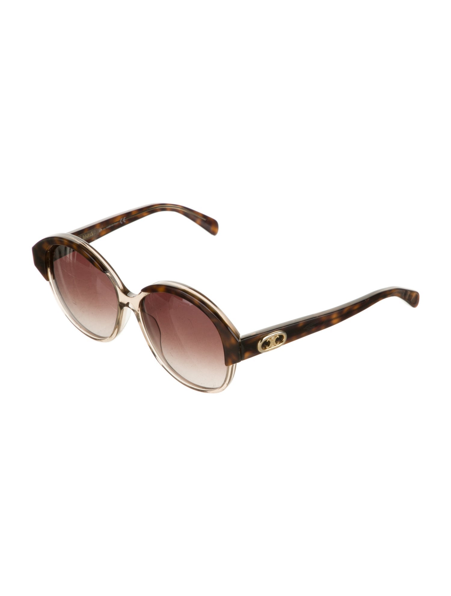 Celine Triomphe Round Sunglasses