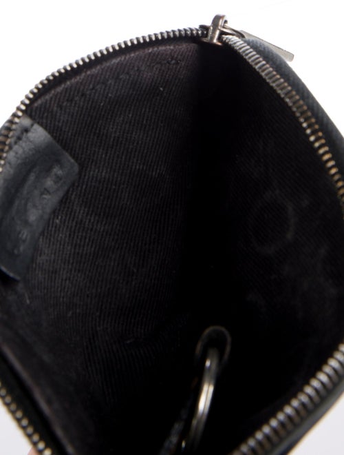 Celine Women's Leather Pouch Keychain