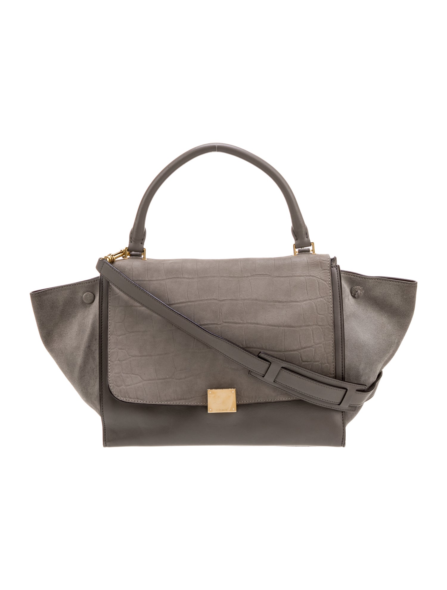 Celine Leather Trapeze