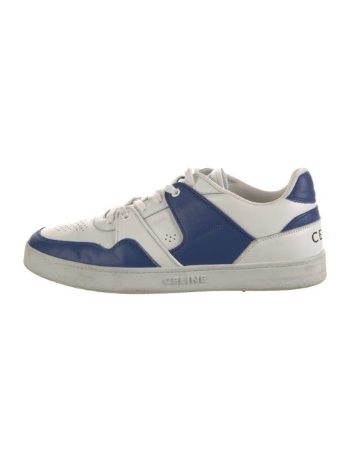 Celine Leather Colorblock Pattern Sneakers