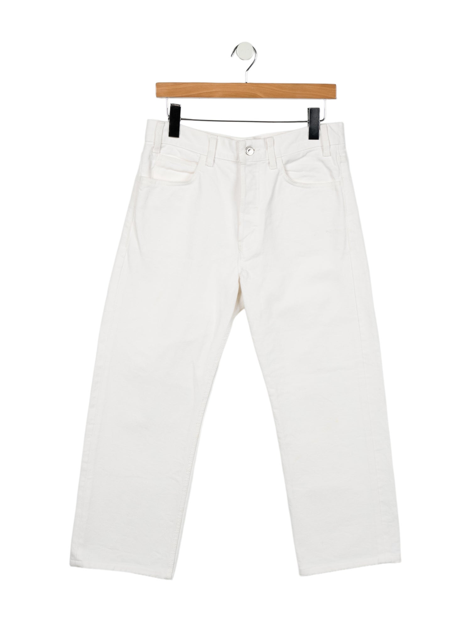 Celine Mid-Rise Wide Leg Jeans