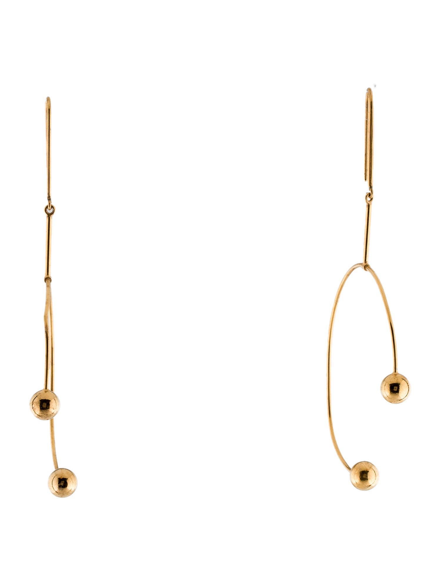 Celine Large Arc Drop Earrings