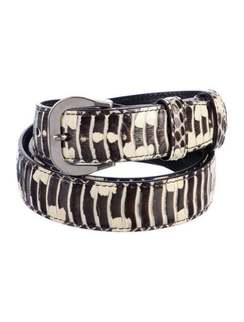 Celine Snakeskin Belt